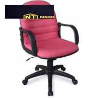 Ghế lãnh đạo lưng trung bọc vải, đệm và tựa liền khối SG721